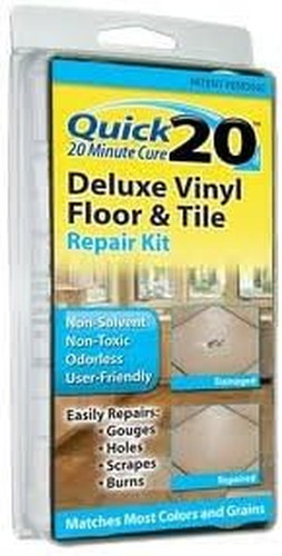 Vinyl floor tile repair kit - floor,