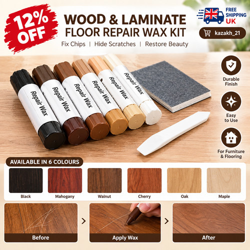 Wood laminate floor repair - &,