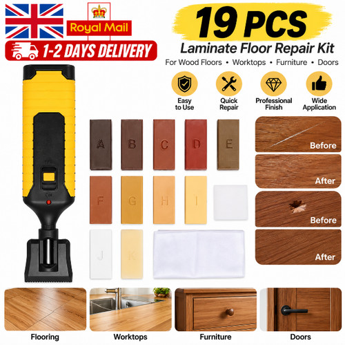 19pcs laminate floor repair - 19pcs,