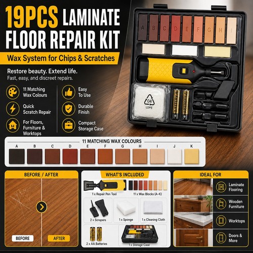 19pcs laminate floor - laminate,