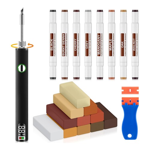 Vinyl floor repair kit with - repair,
